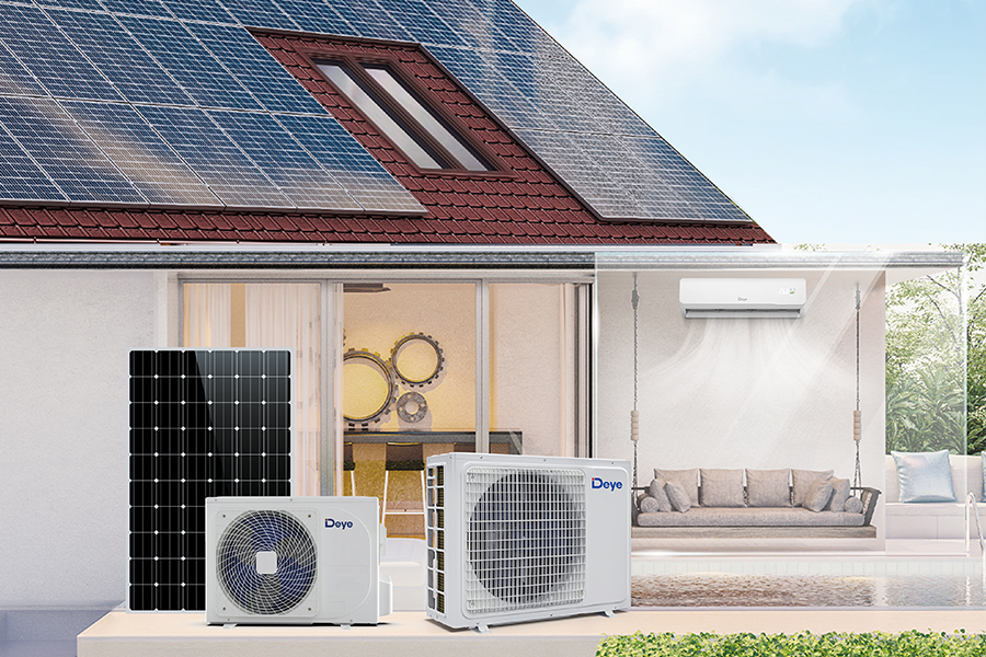 AC/DC hibrid pentru aer condiționat solar